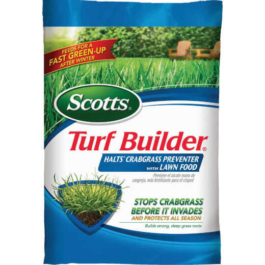 Scotts Turf Builder 13.35 Lb. 5000 Sq. Ft. Halts Crabgrass Preventer with Lawn Food